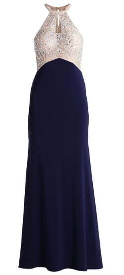 open lace back dress Long Plus Size Prom Dress kv1136c by Ladivine main image 0