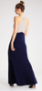 MASCARA - Navy Encrusted Gown - Designer Dress hire