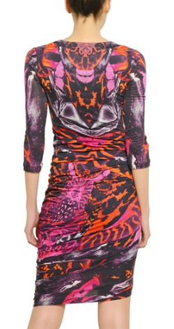 McQ ALEXANDER MCQUEEN - Sleeved Kaleidoscope Dress - Designer Dress hire