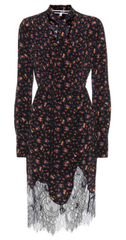 ALEXANDER MCQUEEN - Floral Lace Hem Dress - Designer Dress Hire