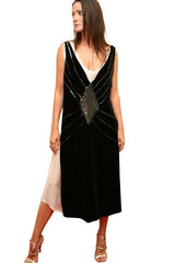 MARTA FERNANDEZ - Double Velvet Dress - Rent Designer Dresses at Girl Meets Dress