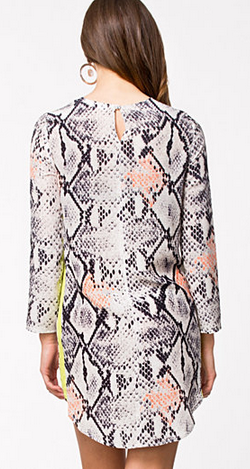 MSGM - Snake Abitino Dress - Designer Dress hire