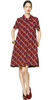 GHOST - Megan Poppy Tartan Dress - Designer Dress hire 