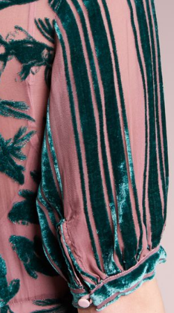 MARKUS LUPFER - Fish Velvet Cocktail Dress - Designer Dress hire