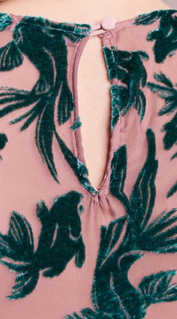 MARKUS LUPFER - Fish Velvet Cocktail Dress - Designer Dress hire