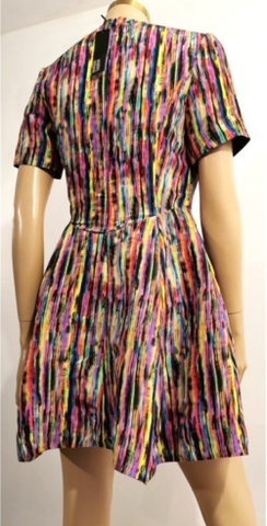 MARKUS LUPFER - Rainbow Zip Up Dress - Designer Dress hire