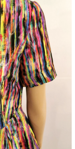 MARKUS LUPFER - Rainbow Zip Up Dress - Designer Dress hire