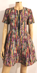 MARKUS LUPFER - Rainbow Zip Up Dress - Designer Dress Hire