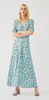 GHOST - Marley Floral Blue Dress - Designer Dress hire