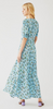 GHOST - Marley Floral Blue Dress - Designer Dress hire