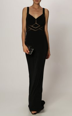 MASCARA - Golightly Black Gown - Designer Dress hire