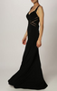 MASCARA - Golightly Black Gown - Designer Dress hire