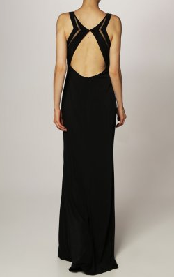 MASCARA - Golightly Black Gown - Designer Dress hire