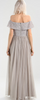 MAYA - Maura Silver Gown - Designer Dress hire