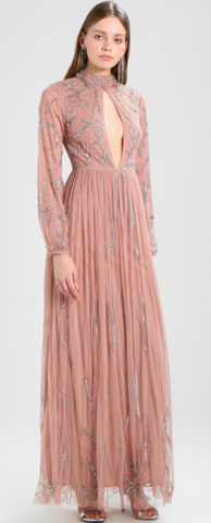 MAYA - Malory Beaded Gown - Designer Dress hire