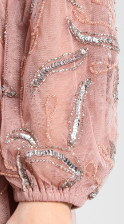 MAYA - Malory Beaded Gown - Designer Dress hire