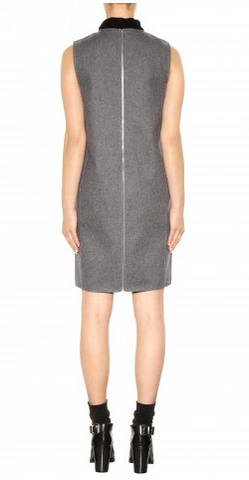 McQ ALEXANDER MCQUEEN - Wool-blend Valace Dress - Designer Dress hire