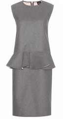 McQ ALEXANDER MCQUEEN - Wool-blend Valace Dress - Designer Dress Hire