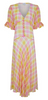 GHOST - Megan Poppy Tartan Dress - Designer Dress hire