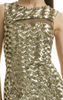 BADGLEY MISCHKA - Sequin Cut Out Dress - Designer Dress hire