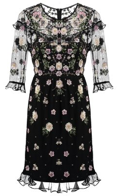 NEEDLE & THREAD - Floral Embroidered Dress - Designer Dress hire