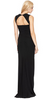 NICOLE MILLER - Felicity Gown Black - Designer Dress hire