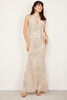 ARIELLA - Ava Chiffon Gown Silver - Designer Dress hire 