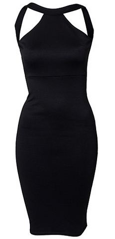 OH MY LOVE - Hook An Eye Cut Out Dress - Designer Dress hire