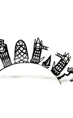 PAPERSELF - London Jubilee Eyelashes - Designer Dress hire