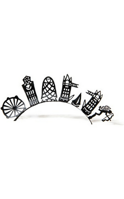 PAPERSELF - London Jubilee Eyelashes - Designer Dress hire