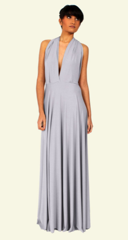 WILLOW & PEARL - Willow Multiway Periwinkle Dress - Designer Dress hire