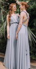 WILLOW & PEARL - Willow Multiway Periwinkle Dress - Designer Dress hire