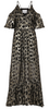 PERSEVERANCE LONDON - Ruffled Metallic Gown - Designer Dress hire