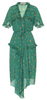 GHOST - Madison Satin Sage Dress - Designer Dress hire 