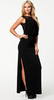 PEARL - Drape Over Dress - Designer Dress hire