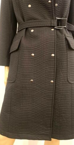 PHILLIPE ADEC - Phillipe Adec Collared Mac - Designer Dress hire