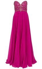 FOREVER UNIQUE - Pink Polly Gown - Designer Dress Hire