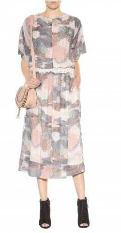 SEE BY CHLOE - Printed Cloud Dress - Designer Dress hire