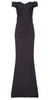 ARIELLA - Ava Chiffon Gown Black - Designer Dress hire 