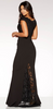 QUIZ - Bardot Lace Fishtail Dress - Designer Dress hire
