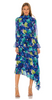 KAREN MILLEN - Botanical Lace Up Midi Dress - Designer Dress hire 