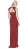 NICOLE MILLER - Felicity Gown Red - Designer Dress hire