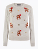 M&S COLLECTION - Reindeer Christmas Jumper - Designer Dress hire