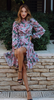ANNE LOUISE - Rosa Long Sleeve Dress - Designer Dress hire