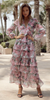 RAQUEL ALLEGRA - Fitted Tie Dye Dress - Designer Dress hire 