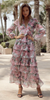 ANNE LOUISE - Rose Ruffle Dress - Designer Dress hire