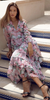 ANNE LOUISE - Rose Ruffle Dress - Designer Dress hire