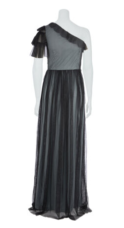 RAISHMA - Black Beaded Maxi Dress - Designer Dress hire
