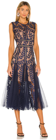 BRONX AND BANCO - Saba Midi Dress - Designer Dress hire