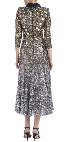 BADGLEY MISCHKA - Sequin Shirtdress - Designer Dress hire